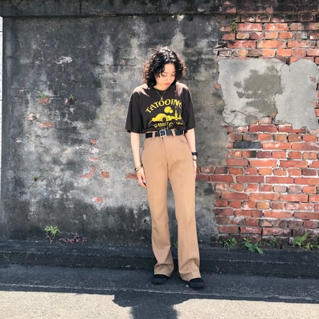 USA製 70's Leeストライプブーツカットフレアパンツ