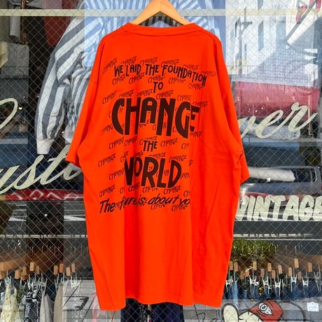 OBAMA 両面プリント　ビッグTシャツ