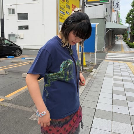 USA製 Hanes イグアナTシャツ