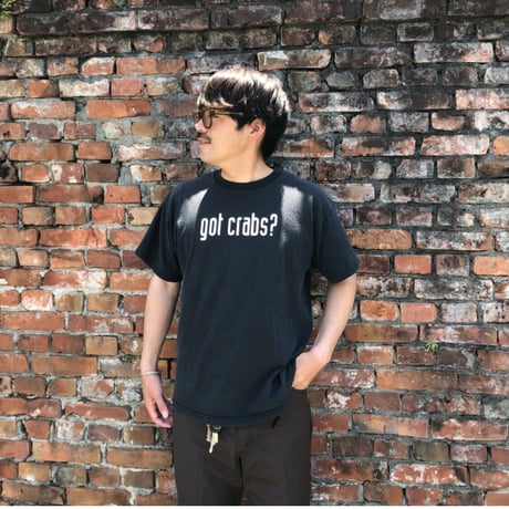 〝got crabs?〟Tシャツ L