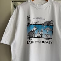 90's Beauty and the Beast プリントTシャツ