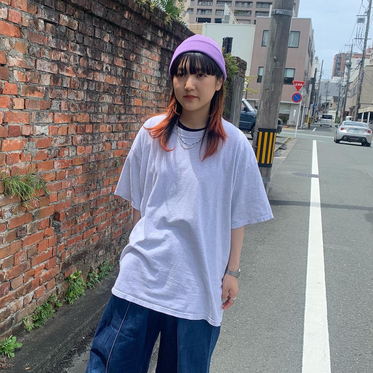 はなぷー　ピンクパンサー 長袖Tシャツ　新品　ベージュ 値下げしました！PUMA ピンクパンサー 長袖Tシャツ - メルカリ