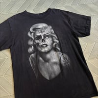 マリリンモンロー　スカルザインTシャツ