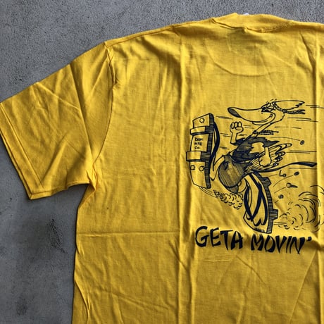 〜80's未使用プリントTシャツ〝GETA MOVIN'〟