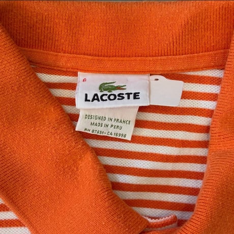 90s LACOSTE ボーダーポロシャツ