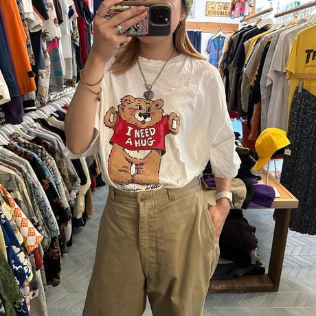 Dead stock!80年代USA製くまさんハグTシャツ🫂