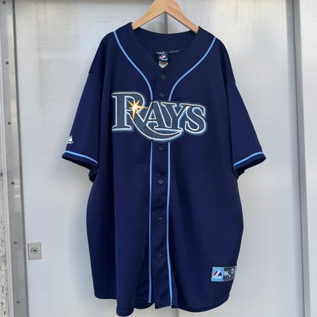 majestic RAYS ベースボールシャツ