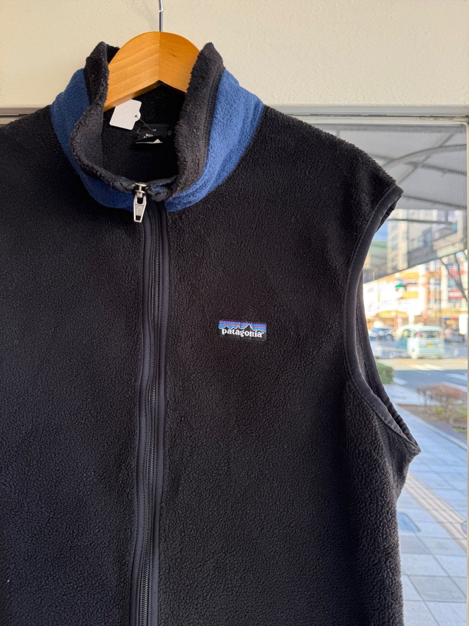 91年製　patagonia フリースベスト　ブラック　USA製　極美品　M 90's USA製PATAGONIA フリースベスト M | CUSTOM FEVER