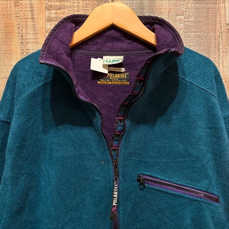 90s L.L.Bean ハーフジップフリースプルオーバー