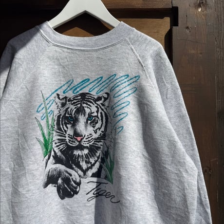 90s USA製 ホワイトタイガースウェット