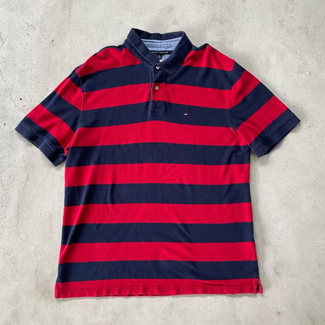 TOMMY HILFIGERボーダーポロシャツ