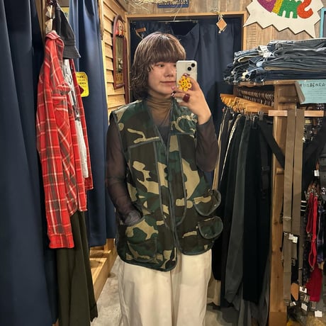 迷彩ハンティングベスト