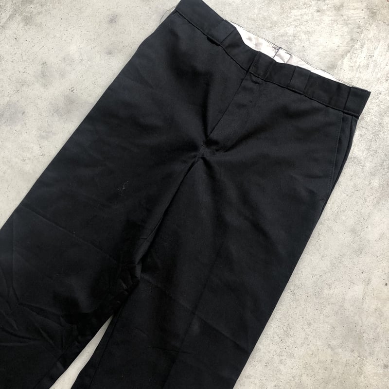 USA製 ディッキーズ ワークパンツ 黒 W34 TALON ZIP 80s USA製 Dickies ディッキーズ 874 ワーク パンツ ブラック 黒
