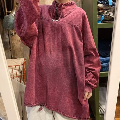 カナダ製 EZZE WEARコットンハーフジップPO