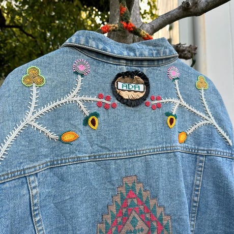 Leeビーズ刺繍デニムジャケット🪡