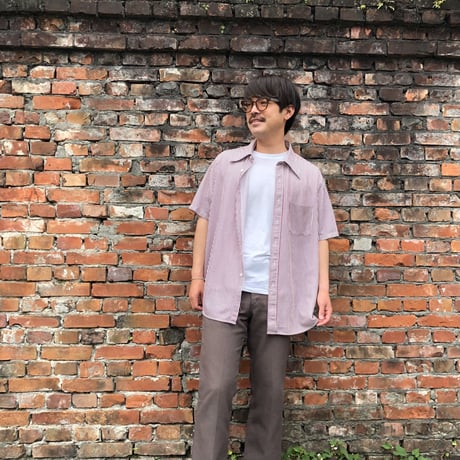70's TOWN CRAFT半袖ストライプシャツ
