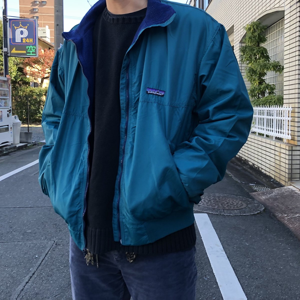 USA製PATAGONIA シェルドシンチラジャケット   CUSTOM FEVER