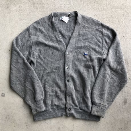 LACOSTEアクリルニットセーター  グレー M