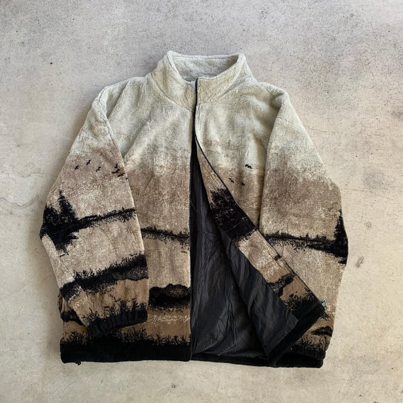 総柄ボアジャケット | CUSTOM FEVER