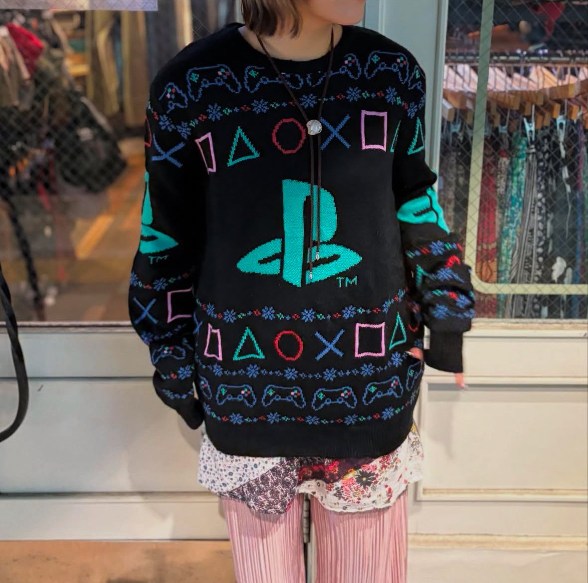 PlayStation - k君専用 K様専用 PlayStation 総柄セーター | CUSTOM FEVER