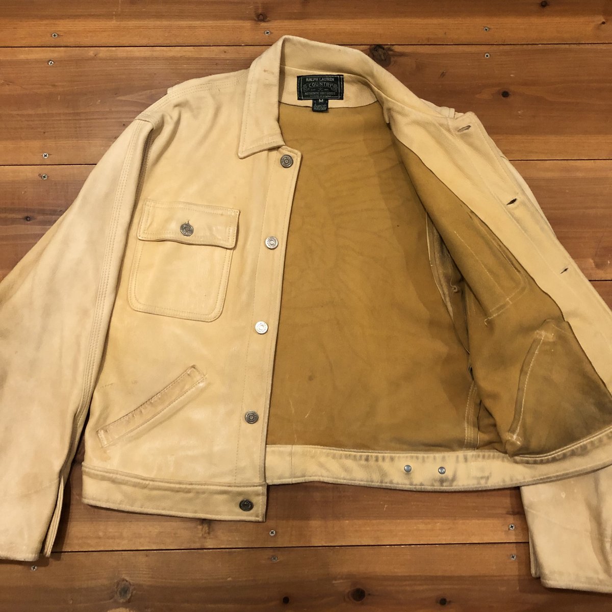 RALPH LAUREN COUNTRY ディアスキンレザージャケット | CUSTOM FEVER