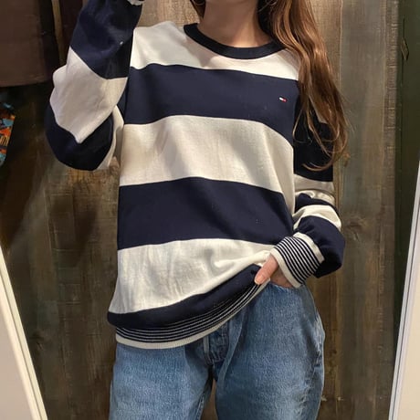 TOMMY HILFIGER薄手コットンニット