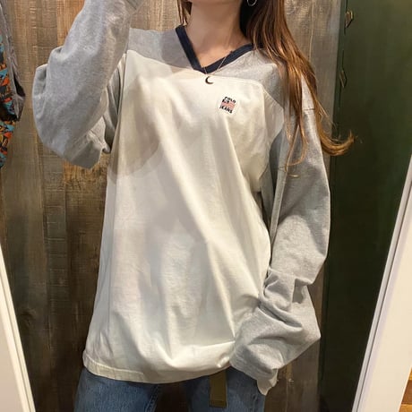 USA製POLO JEANS CO.VネックロンＴ