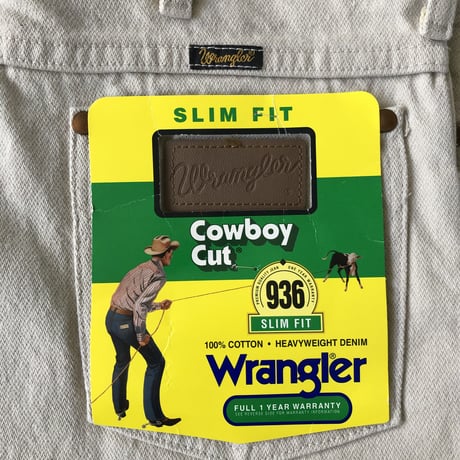 80's〜USA製 WRANGLER  936 SLIM FIT W32×L38