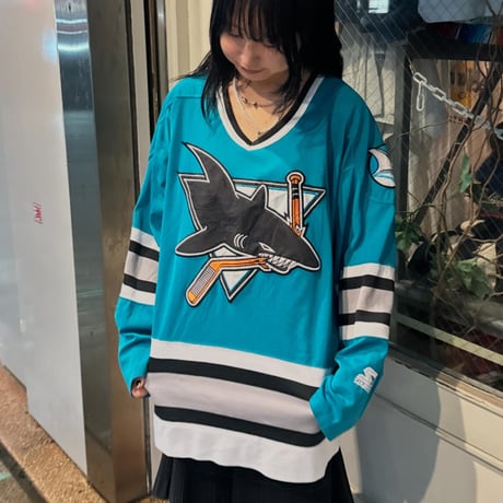 STARTER  NHL サンノゼシャークス　ホッケーシャツ