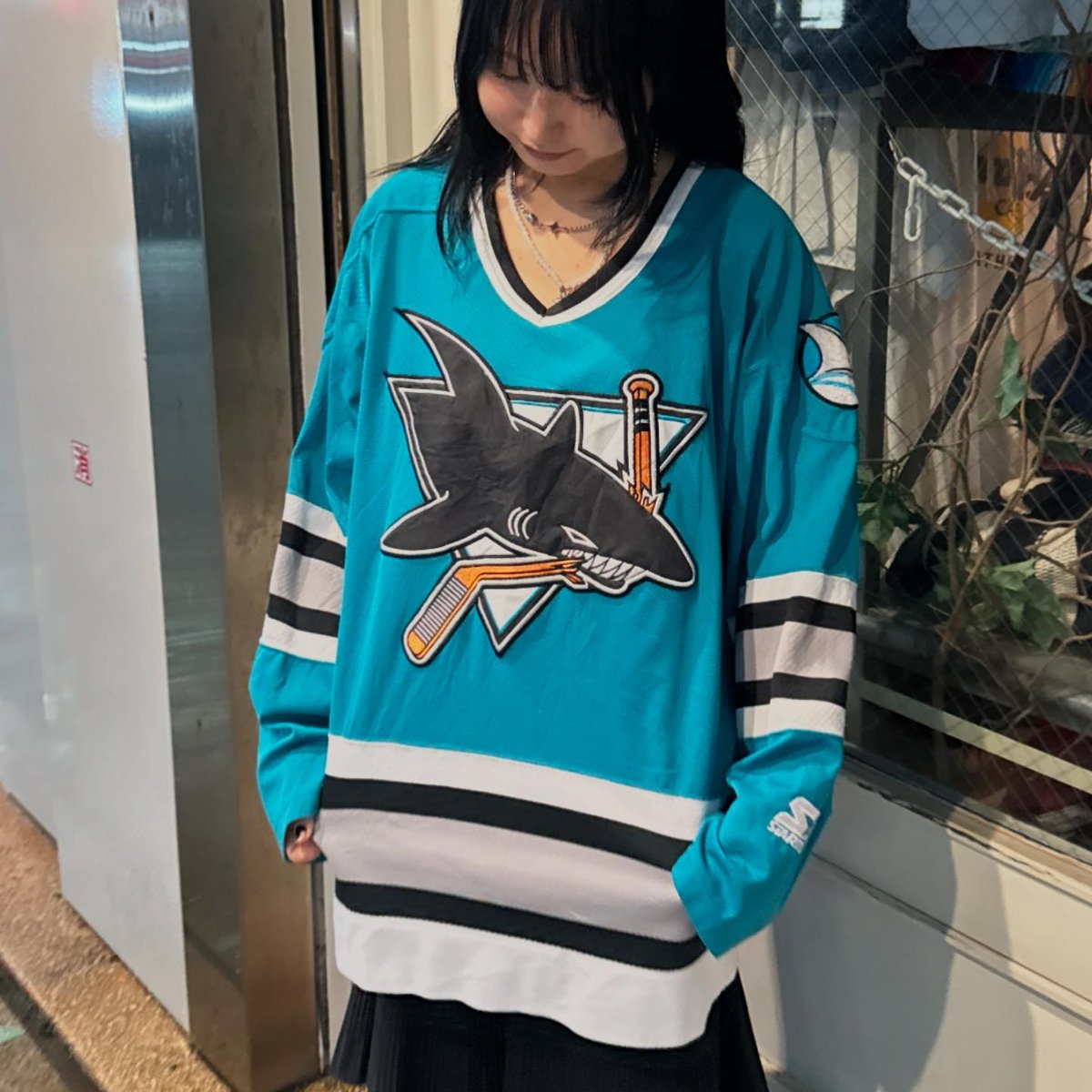 シャークス スターター ホッケージャージ L ユニフォーム ホッケーシャツ サメ fit=scale-down,w=1200