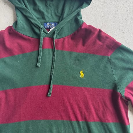 POLO ボーダーフーディー