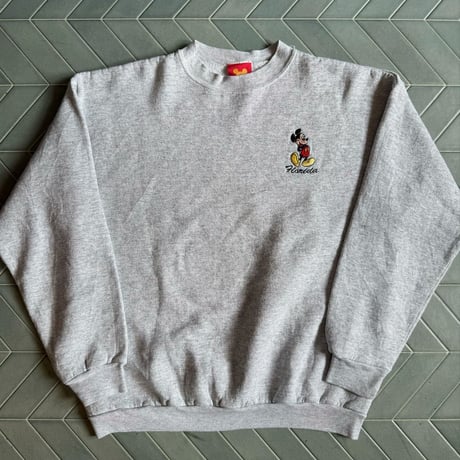 90s ミッキー刺繍スウェット