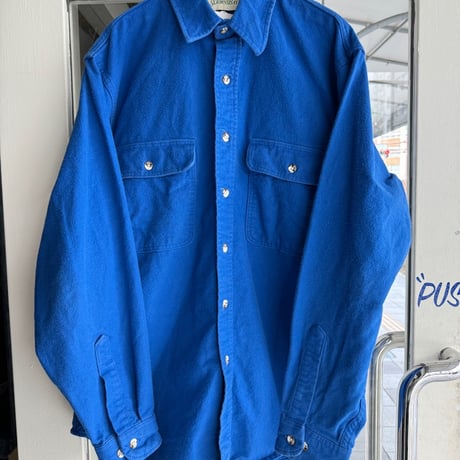80's〜USA製 ST JOHN'SBAYシャモアクロスシャツ