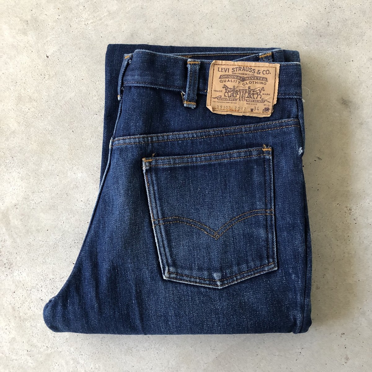 80年代Levi's 裏地付き冬季オリンピックモデル W34 | CUSTOM FEVER