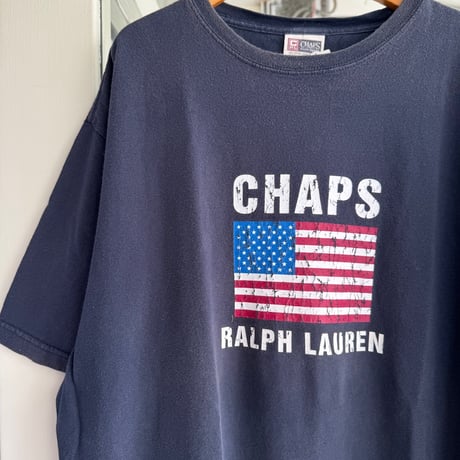 CHAPS RALPH LAUREN プリントTシャツ XL