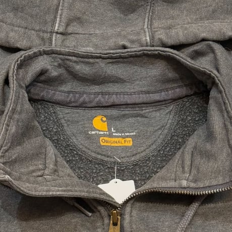carhartt ハーフジップパーカー