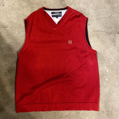 TOMMY HILFIGER コットンニットベスト