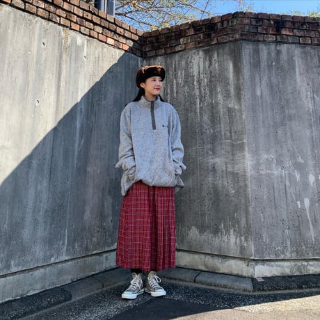 L.L.BeanハーフスナップニットフリースPO