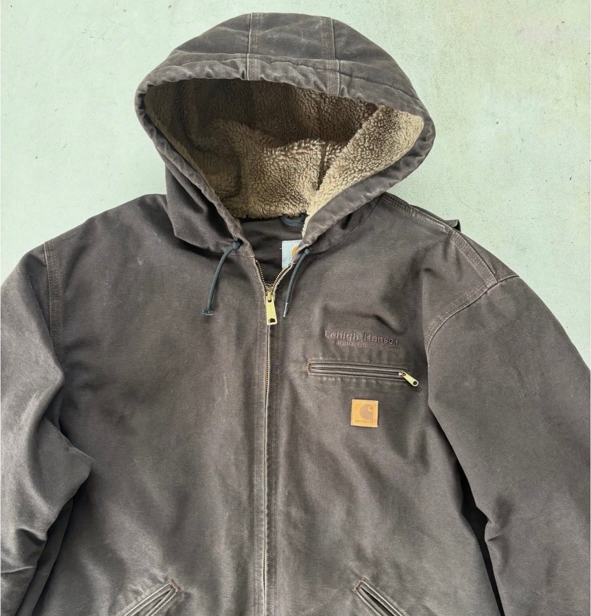 00s カーハート アクティブジャケット J141 DKB 裏地ボア XL カーハート Carhartt ACTIVE JACKET アクティブ ジャケット 裏地