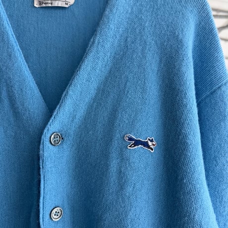 80年代 FOX アクリルカーディガン M