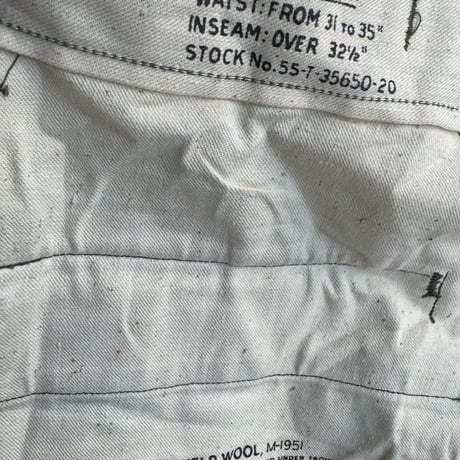 50's M51 ウールフィールドトラウザーズパンツ MEDIUM-LONG