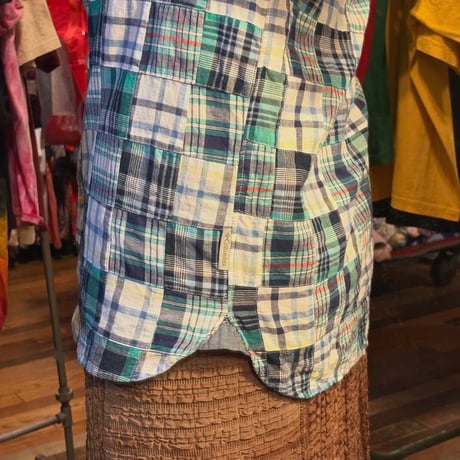Columbia パッチワークチェックシャツ