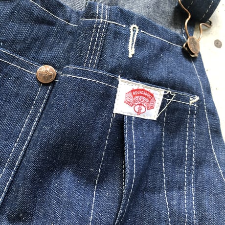 未使用ROUND HOUSE オーバーオールW36×L29