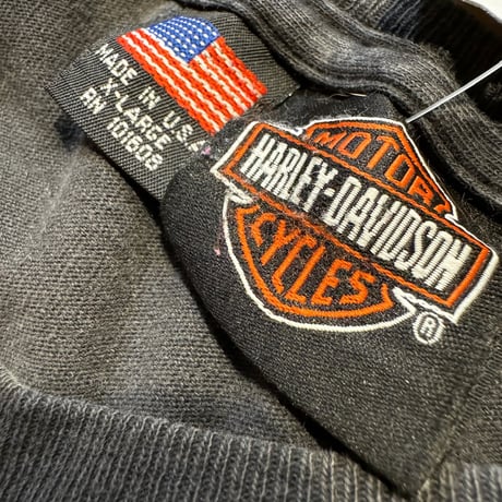 USA製 HARLEY DAVIDSON 刺繍Tシャツ XL