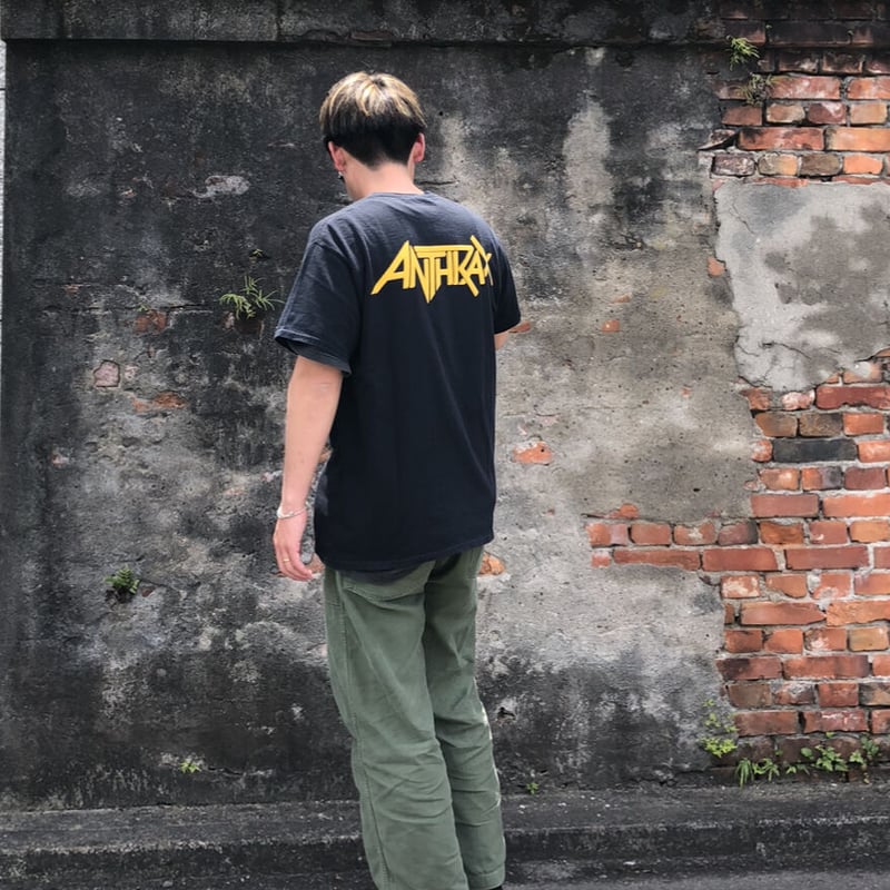 ANTHRAX AMONG THE LIVING Tシャツ Mサイズ 新品 Vintage anthrax t shirt among the living world phase 1 black
