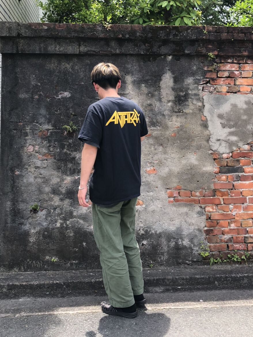 ANTHRAX AMONG THE LIVING Tシャツ Mサイズ 新品 Amazon.com: Anthrax - Among The Living 35th Follow Me Front