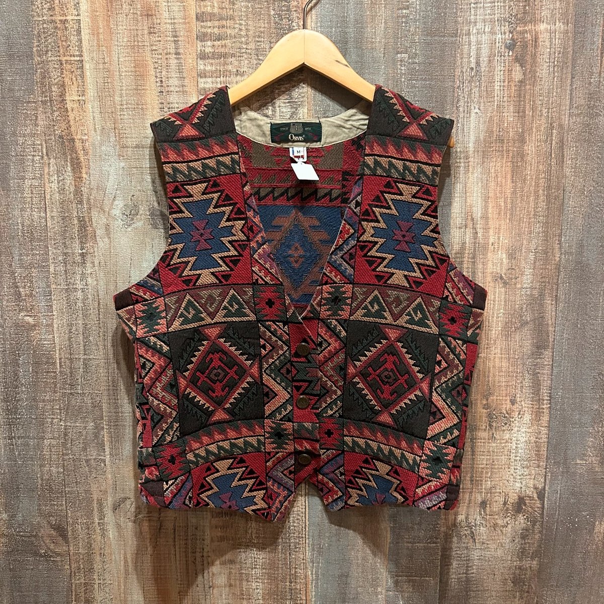 USA製 ORVIS ネイティブ柄ゴブランベスト | CUSTOM FEVER