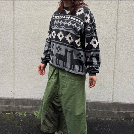 USA製 ESPRIT 総柄スウェット