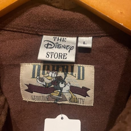 Disney ドナルド　ワンポイント刺繍シャツ