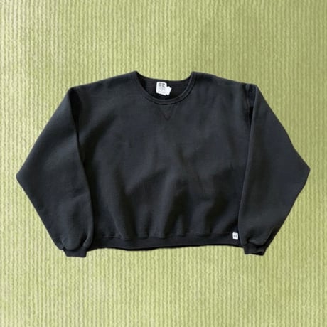90s USA製 RUSELL 短丈無地スウェット